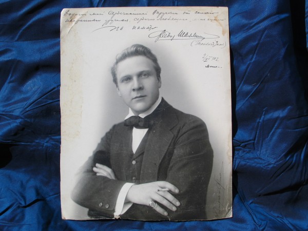 Fedor Chaliapine en 1902 Photo originale.